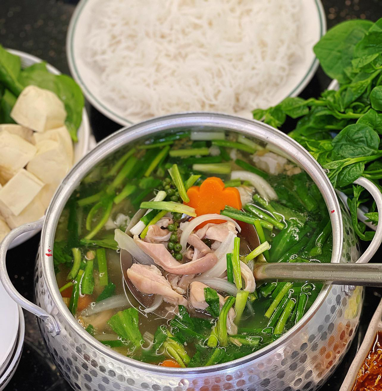 Bao tử hầm tiêu xanh 